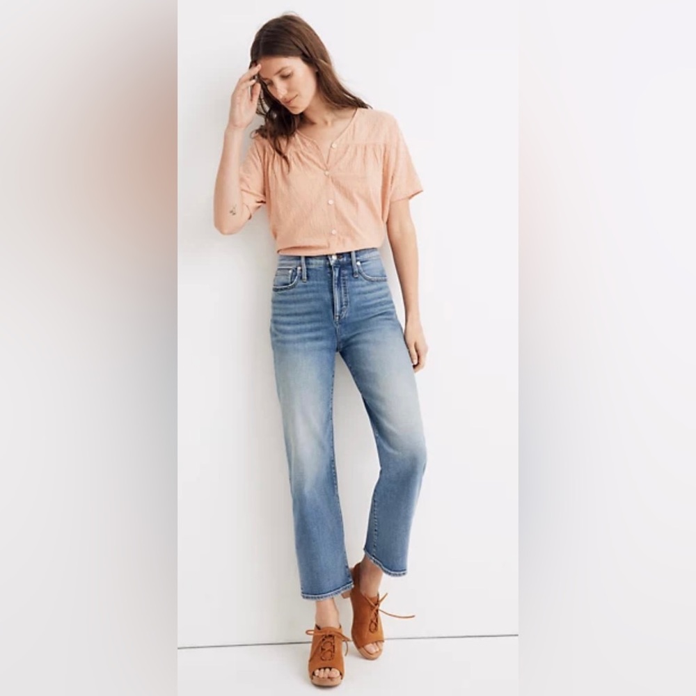 Madewell Slim Wide Leg Crop size 26